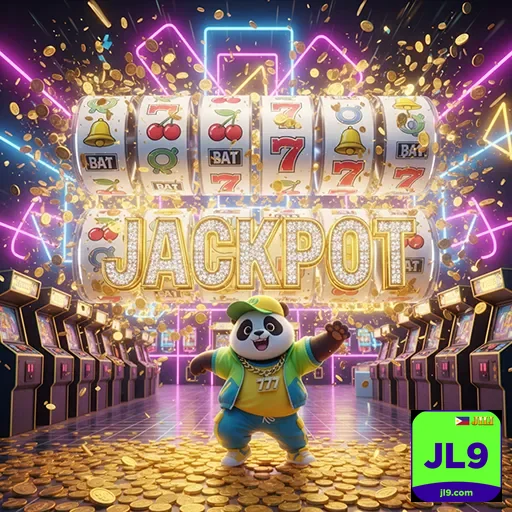 jl9 jackpot panda celebration